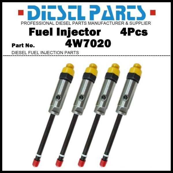 4x Fuel Injector 4W-7020 0R-8791 for Caterpillar 3408B 3412 3412C PM3412 SR4