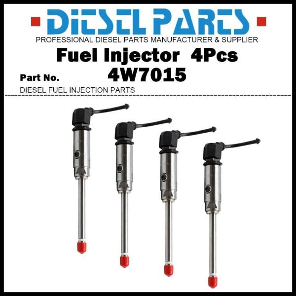 4x Fuel Injector 4W7015 Fit Caterpillar 3204 215B EL180 IT18B IT28B D3C D4C 926E