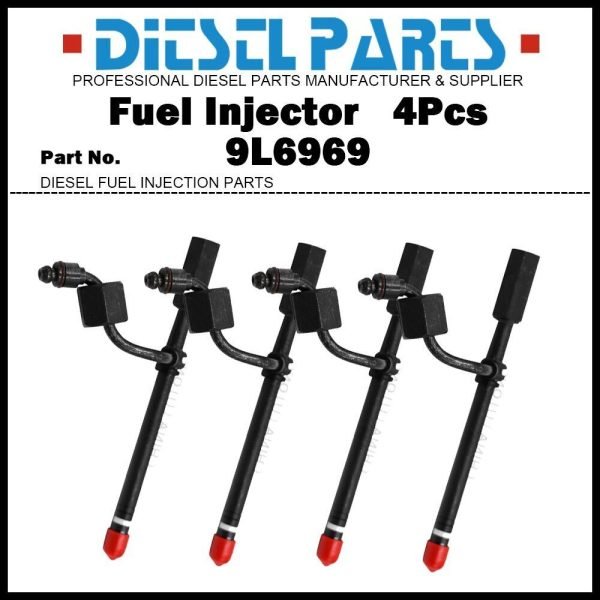 4x Fuel Injector 9L6969 22762 for Caterpillar 3204 3208 225 229 613 910 931 931B