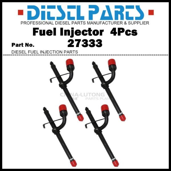 4x Fuel Injector 27333 AR89564 For John Deere 1140 1520 1530 2020 2030 2350 2440