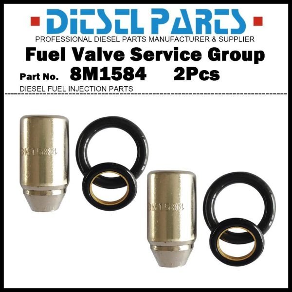 2Pcs Fuel Valve Service Group 8M1584 8N4697 5M4086 Fit Caterpillar CAT 3304 3306