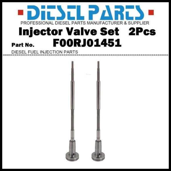 2x Injector Control Valve Set F00RJ01451 for RENAULT VOLVO 0445120064 0445120074