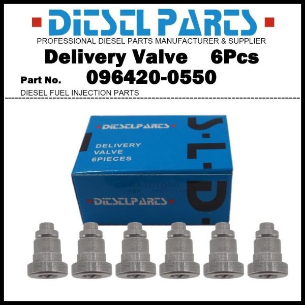 6x Delivery Valve 096420-0550 for Toyota Land Cruiser Prado 1HZ 1HZ-T 1KZ-TE 1PZ