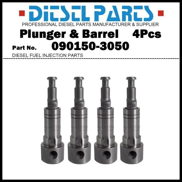 4 Plunger and Barrel Assy 3050 090150-3050 for MITSUBISHI Canter 4D31 4D32 4D31T