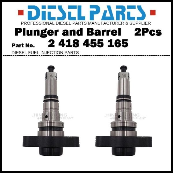 2Pcs Plunger and Barrel Assembly 2455-165 2418455165 1123842 for SCANIA 113