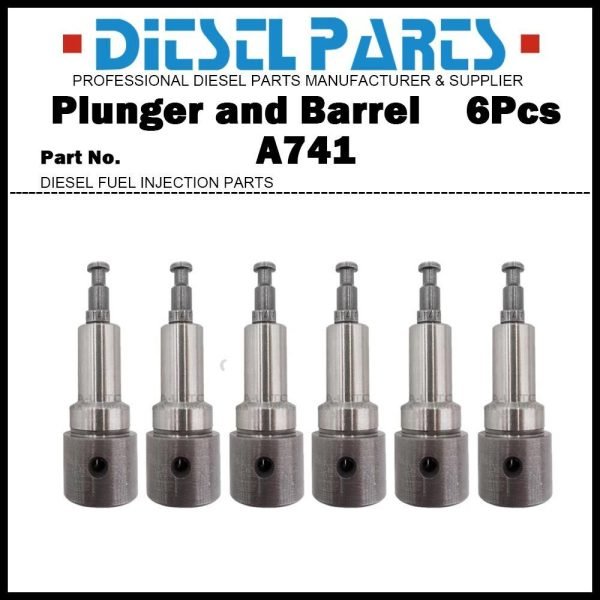 6Pcs Plunger and Barrel A741 131153-6220 for MITSUBISHI Fuso 6D14 6D15 6D16 6D17