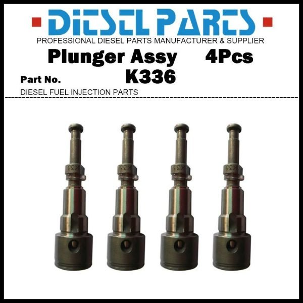 4Pcs Plunger and Barrel Assembly K336 140163-4420 for Kubota V2003TMDI V2403TMDI