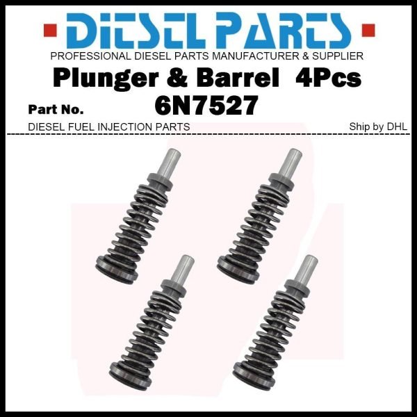4X Plunger AND Barrel Assy 6N7527 for Caterpillar 3208 3304 3306 SR4 D330C D333C