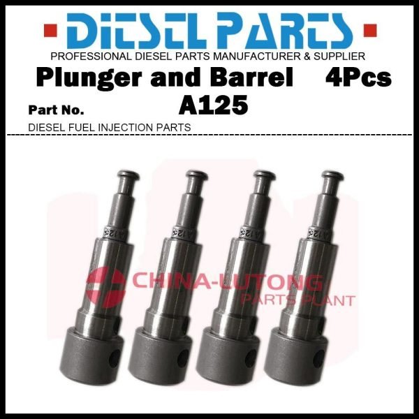 4x Pump Element Plunger and Barrel Assembly A125 131152-0320 for ISUZU Elf 4BC2