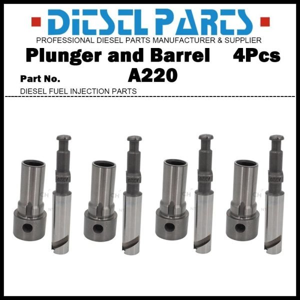 4x Plunger and Barrel Assy A220 131152-8020 for MITSUBISHI FUSO CANTER 4D31 4D32