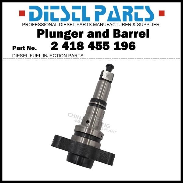 Plunger and Barrel Assembly 2455-196 2418455196 X170S for MAN 10.0d 90-95 D2865