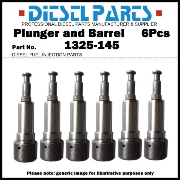 6Pcs Plunger and Barrel 1325-145 1418325145 for MERCEDES BENZ OM314/352/364/366