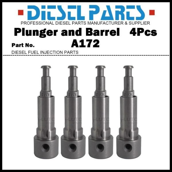 4Pcs Plunger and Barrel A172 131152-4320 for ISUZU ELF 4BE1 4BC1 Mazda Titan TF