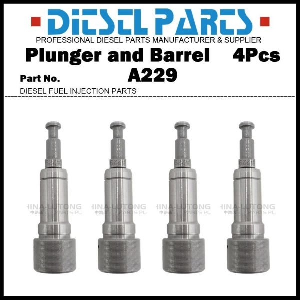 4Pcs Plunger and Barrel Assembly A229 131152-8720 for HITACHI ISUZU 4BG1