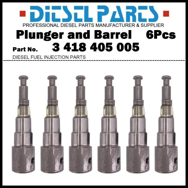 6x Plunger and Barrel Assy 3418405005 for LOMBARDINI 3LD510 3LD450 4LD640 4LD705
