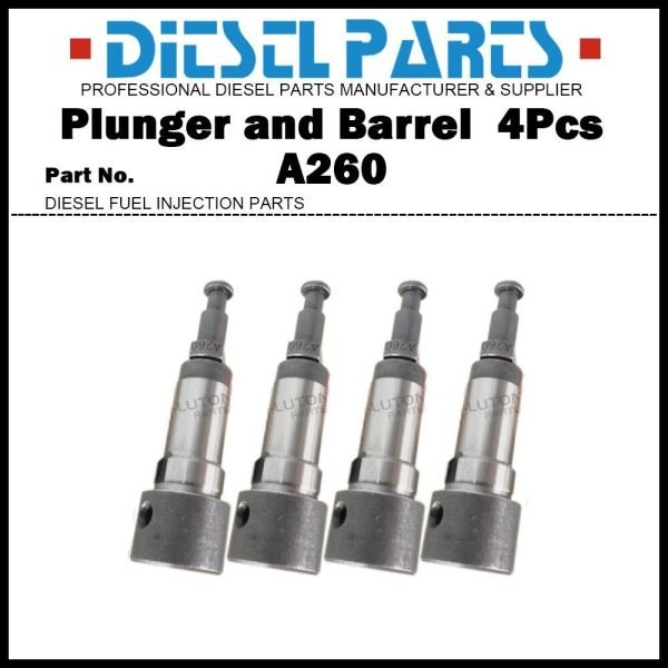 4Pcs Plunger and Barrel Assembly A260 131154-1820 for ISUZU Elf NKR NHR / 4BE1