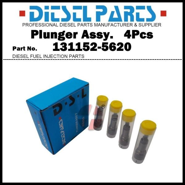 4Pcs Pump Element Plunger and Barrel Assembly A188 131152-5620 for ISUZU Elf