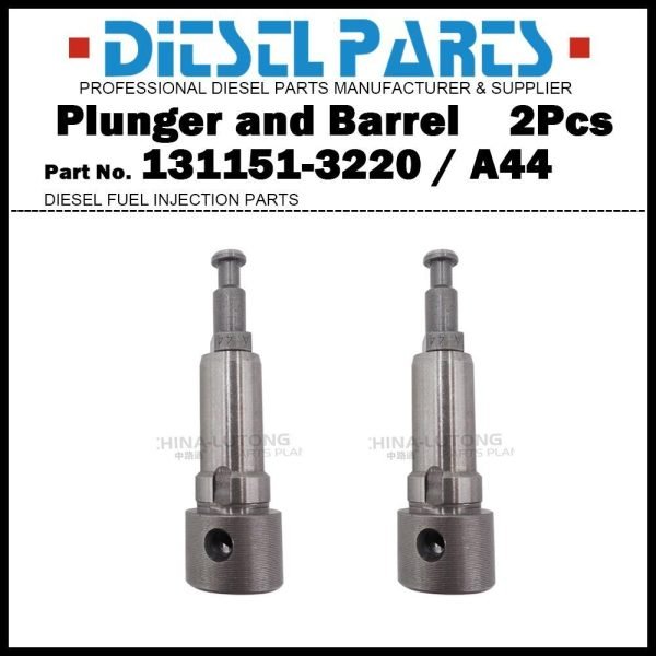 2x Plunger and Barrel Assy. A44 131151-3220 for ISUZU 4BD1 4BB1 6BB1 6BG1 6BD1