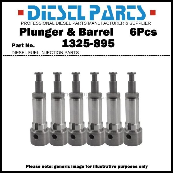 6Pcs Plunger and Barrel Assy. 1325-895 1418325895 for Mercedes Benz OM327 OM360
