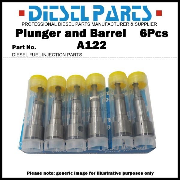 6Pcs Plunger and Barrel Assembly A122 131152-0020 for MITSUBISHI 6D14(T) 6D15(T)