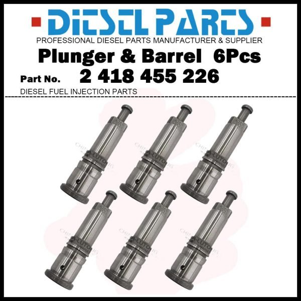 6Pcs Pump Element PLUNGER and BARREL ASSY 2455-226 2418455226 for MAN D2866 LOH