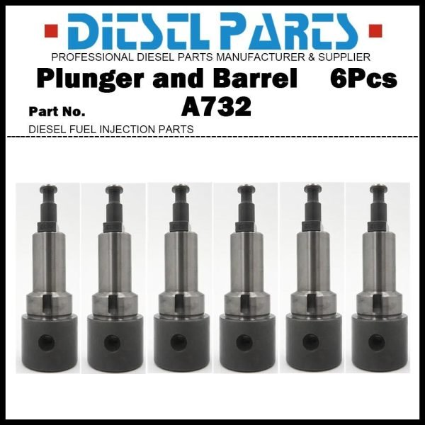 6Pcs Plunger and Barrel Assembly A732 131153-5320 l for NISSAN DIESEL LK210 FE6