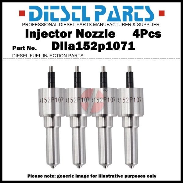 4x Fuel Injector Nozzle Tips DLLA152P1071 for ISUZU D-MAX 2.5 3.0 Std 4JJ1 4JK1