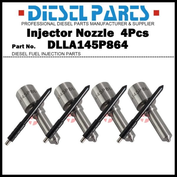 4 Injector Nozzle DLLA145P864 for Toyota 2KD 095000-5660 095000-5670 095000-5880