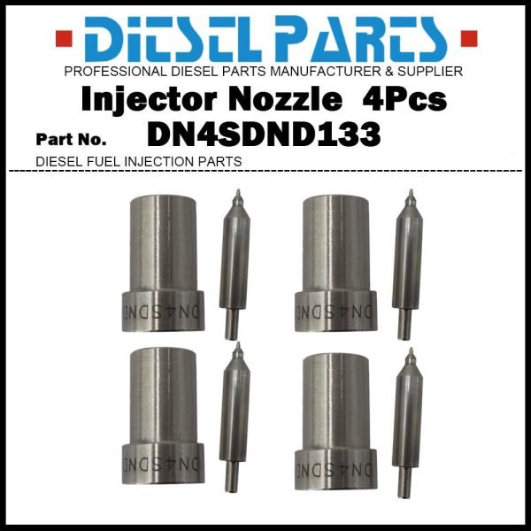 4x Injector Nozzle DN4SDND133 for TOYOTA Landcruiser Hilux Surf 2.4D 23600-59035