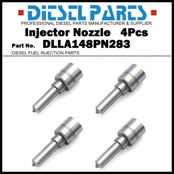 4Pcs Injector Nozzle DLLA148PN283 for MITSUBISHI Pajero Montero Sport 3.2d 4M41
