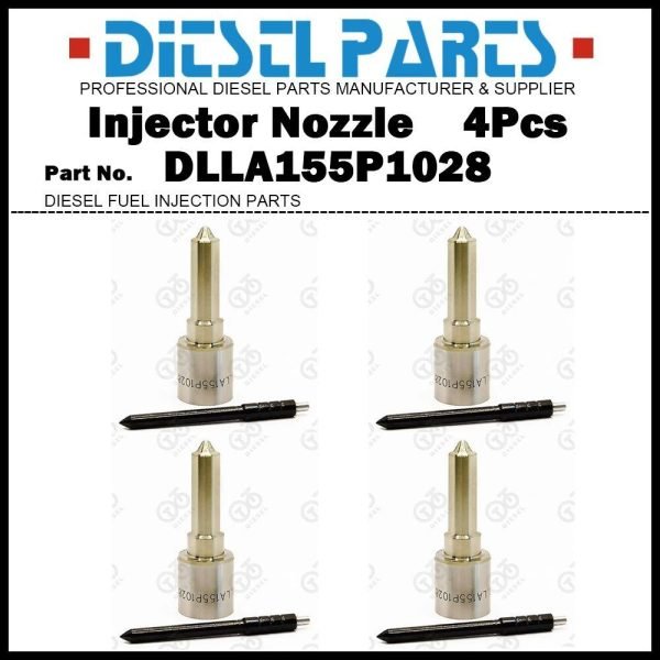 4Pcs Injector Nozzle DLLA155P1028 for TOYOTA Corolla Verso RAV4 2.2D 23670-0R020
