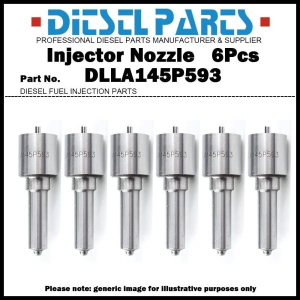 6 Fuel Injector Nozzle DLLA145P593 0433171448 for SCANIA DSC9.15 1339918 1404591