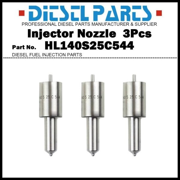 3Pcs Fuel Injector Nozzle 201-50461 HL140S25C544 for LISTER PETTER SR1 SR2 SR3
