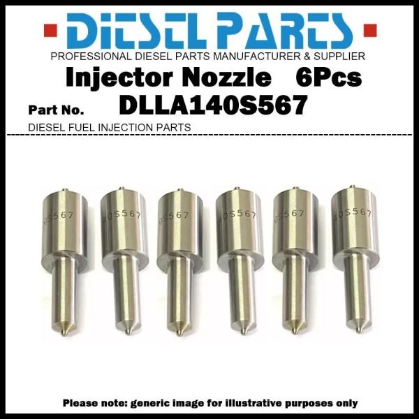 6Pcs Fuel Injector Nozzle DLLA140S567 0433271269 for Agrale M90 M93 M95W M790?