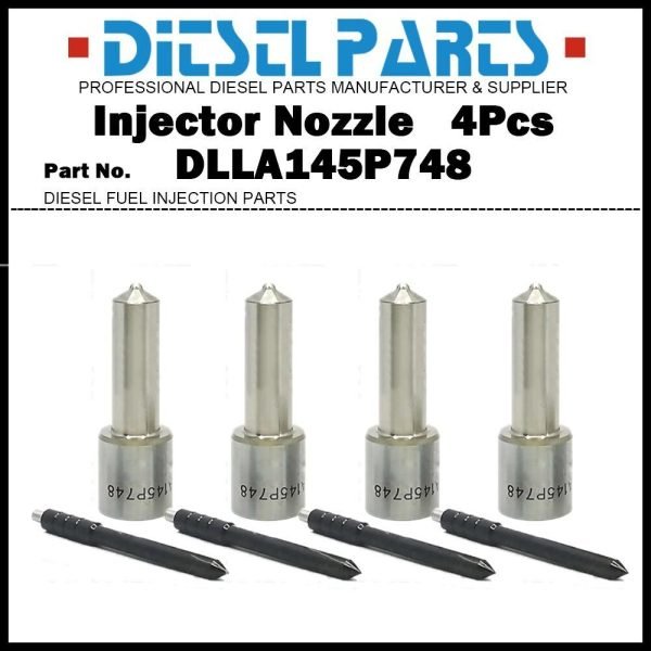 4x Injector Nozzle DLLA145P748 for BMW E46 E39 320D 520D 0432191527 13532246829