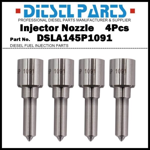 4x Diesel Injector Nozzle DSLA145P1091 for Renault Master Trafic 2.5d 0445110087
