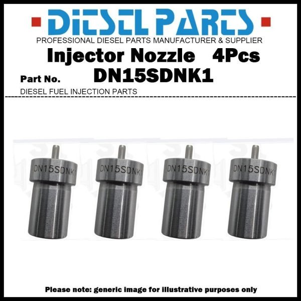 2x Fuel Injector Nozzle DN15SDNK1 for Kubota ET70 - ET80 - ET95 - ET110 - ET115