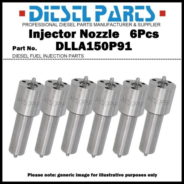 6x Fuel Injector Nozzle DLLA150P91 352659 for SCANIA 113H 113M T113E T113H 11.0D