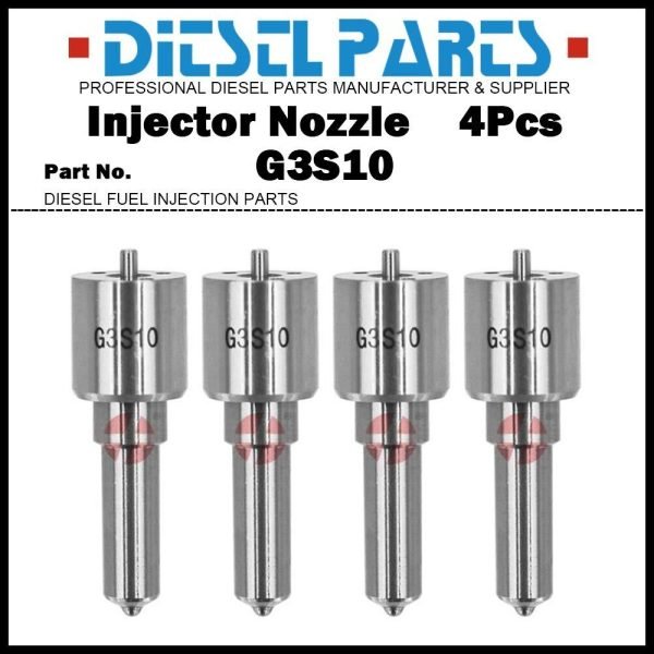 4Pcs Injector Nozzle G3S10 for Nissan Pathfinder Navara D22 D40 2.5d 16600-5X00A