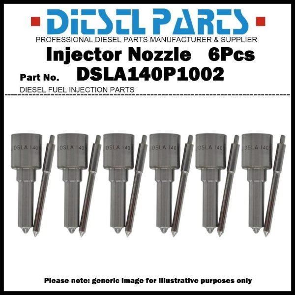 6Pcs Fuel Injector Nozzle F000430904 DSLA140P1002 for Ford Cargo 1622 2422 8.3D