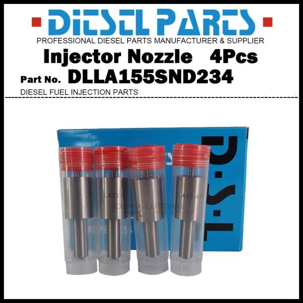 4x Injector Nozzle DLLA155SND234 for TOYOTA Dyna Toyoace Hino 300 Dutro /1W W04D