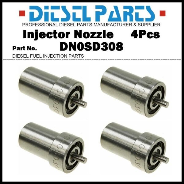 4Pcs Injector Nozzle DN0SD308 for VW GOLF Audi 80 90 1.9TD 028130201B 028130211A