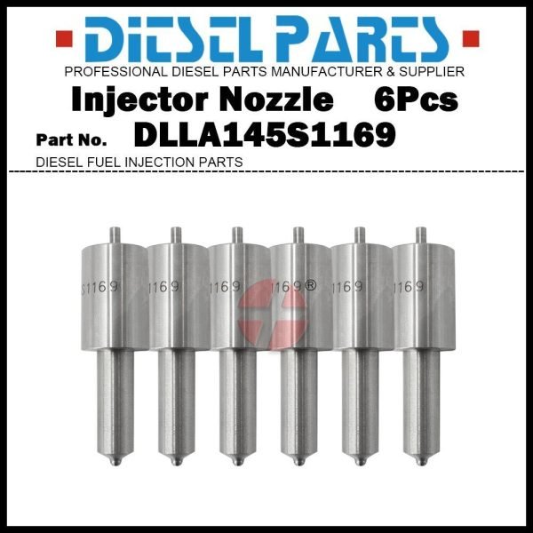 6Pcs Injector Nozzle DLLA145S1169 for IVECO EuroStar EuroTrakker TurboStar 13.8D