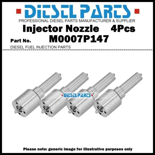 4Pcs Injector Nozzle M0007P147 for NISSAN TIIDA QASHQAI NOTE 1.5 dCi A2C59511606