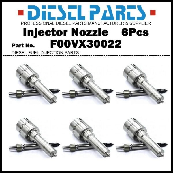 6Pcs Injector Nozzle F00VX30022 for Audi A4 A6 A8 Q7 VW Phaeton Touareg 3.0 TDI