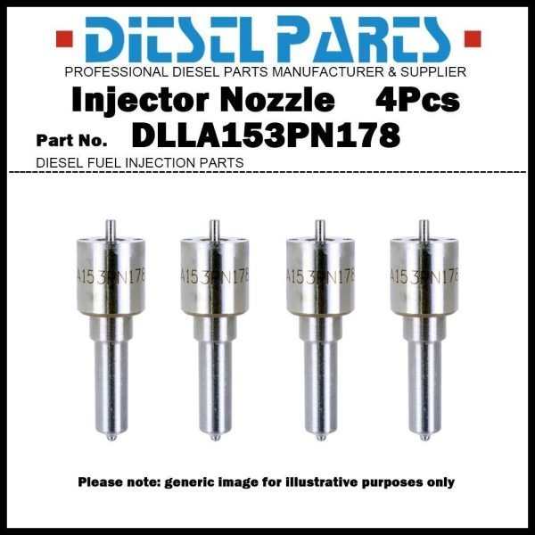 4Pcs Fuel Injector Nozzle Tips 105017-1780 DLLA153PN178 for Isuzu 4JB1 4JB1TC