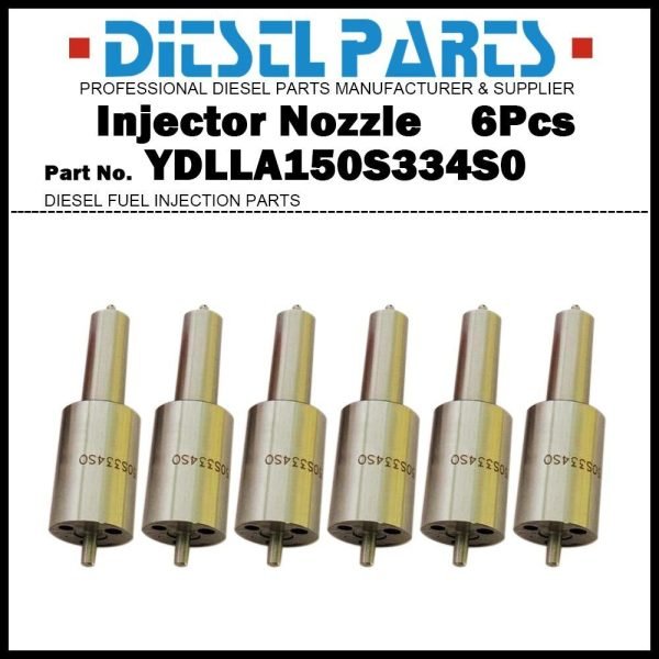 6x Fuel Injector Nozzle Tips 105990-53001 YDLLA150S334S0 for Yanmar TS190 TS230