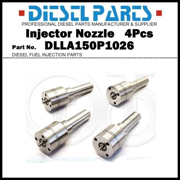 4x Injector Nozzle DLLA150P1026 for TOYOTA Hilux 2.5d 23670-30310 23670-39285