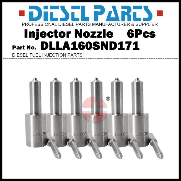 6x Fuel Injector Nozzle 093400-1710 DLLA160SND171 for MITSUBISHI Fuso 6D14 6D15