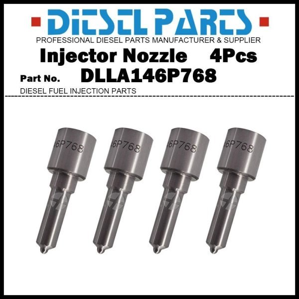 4x Fuel Injector Nozzle DLLA146P768 for Mitsubishi Canter 4D34 4D34T 093500-7500